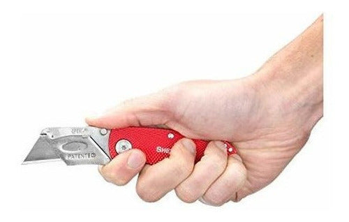 Cuchillo Utilitario Sheffield Ultimate Lock Back - Rojo