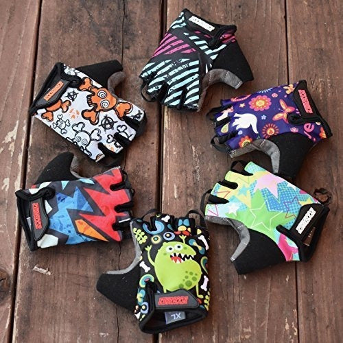 Zippyrooz Guantes De Bicicleta Para Niños Pequeños