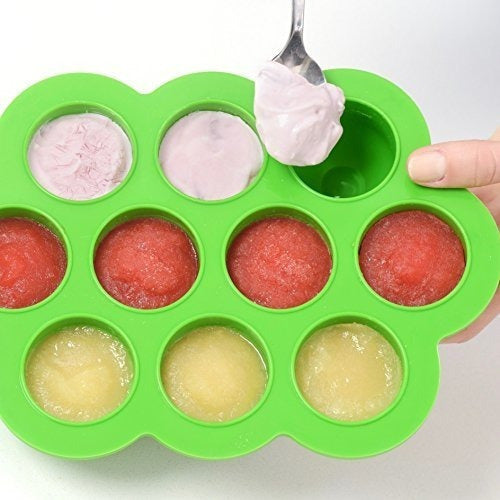 Bandeja Del Congelador De Alimentos Para Bebés De Silicona