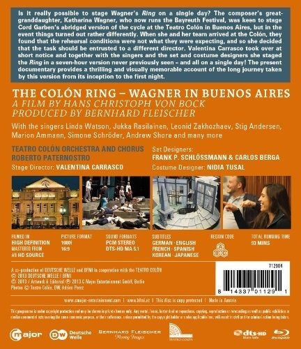 Anillo De Colón: Wagner En Buenos Aires [blu-ray]
