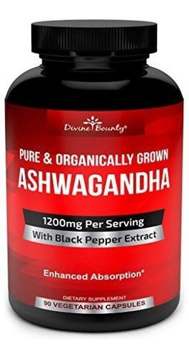 Cápsulas Orgánicas De Ashwagandha Polvo De Ashwagandha