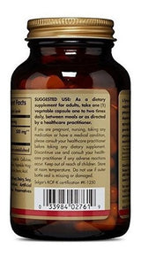 Solgar  L-tirosina 500 Mg, 100 Cápsulas Vegetales