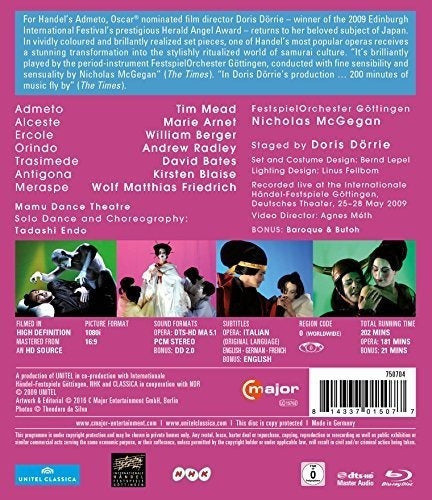 Handel: Admeto [blu-ray]
