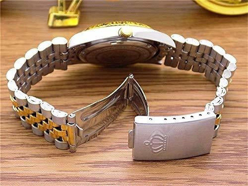 Reloj Para Mujer Oro Plata Acero Inoxidable Impermeable
