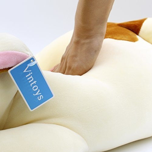 Almohada para abrazar grande de peluche, gatito