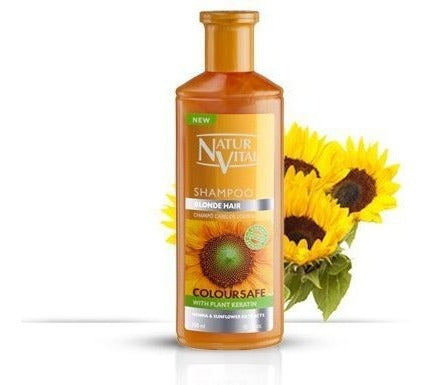 Champú Henna Rubio - Color Y Brillo - 300 Ml / natural