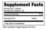 Nutricost Coq10 100 Mg, 120 Cápsulas Vegetarianas, 120