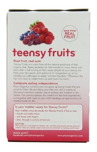 Plum Organics Teensy Fruits, Berry, 1.75 Onzas (paquete De
