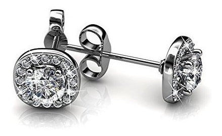 Pendientes de plata para mujer, hermoso juego de aretes
