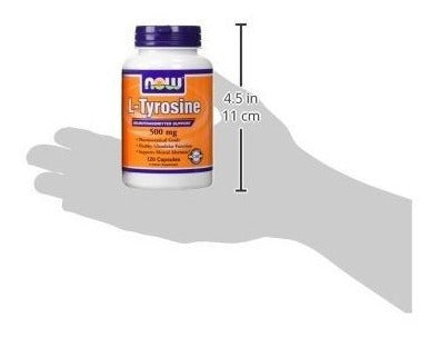 L-tyrosine 500 Mg 120 Cápsulas (paquete De 2)