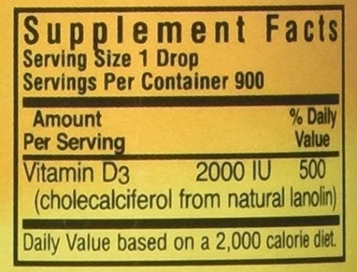 Vitamina D3 Gotas 2000  Cítricos 1