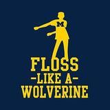 Ys1126 - Michigan Wolverines Floss Like A Wolverine Camiseta