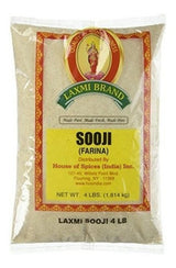 Laxmi Brand Sooji 4 Lb,Rico en carbohidratos