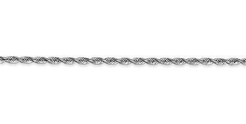 Cadena De Cuerda Cuádruple Con Corte De Diamante De Oro