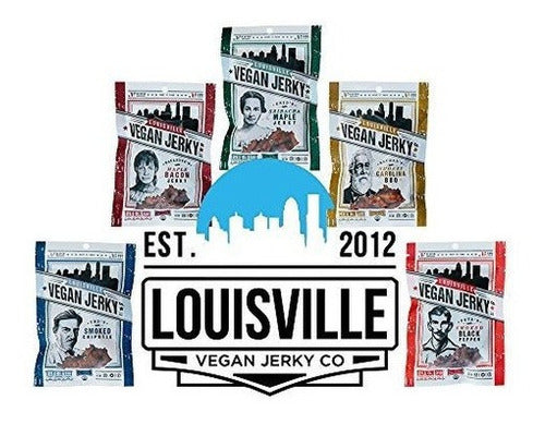 Louisville Vegan Jerky - Pimienta Negra Ahumada, Vegetariana