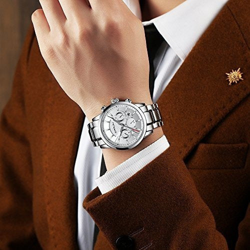 Crrju Elegant Business Date Relojes Para Hombres, Cronógrafo