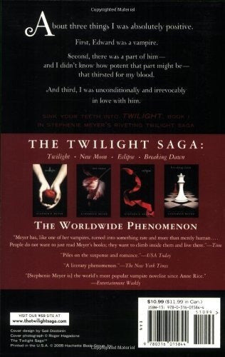 Crepúsculo (la Saga De Crepúsculo, Libro 1)