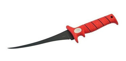 cuchillo con mango antideslizante y de acero inoxidable