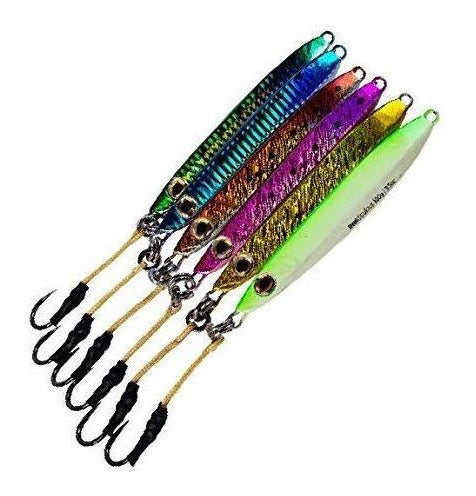 Jigs de lado plano Hierros verticales lentos Señuelos rápido