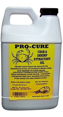 Aceite de cebo atrayente de cangrejo y camarones