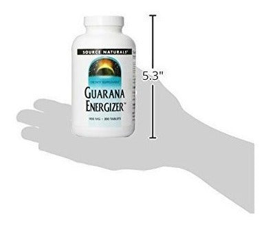 Energizante De Guarana De Source Naturals Aumenta El Vigor