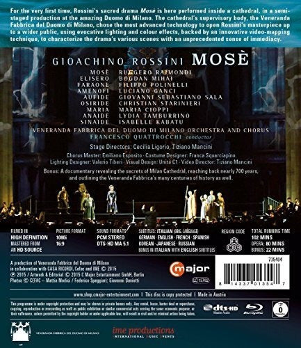 pelicula en  blu ray de Rossini Mose