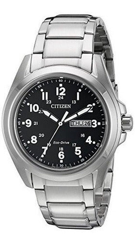 Reloj De Acero Inoxidable Con Día