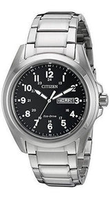 Reloj De Acero Inoxidable Con Día