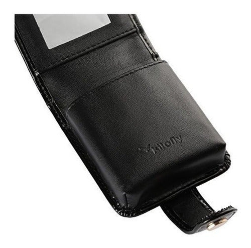 Funda Para Lápiz Labial Doble De Cuero Genuino