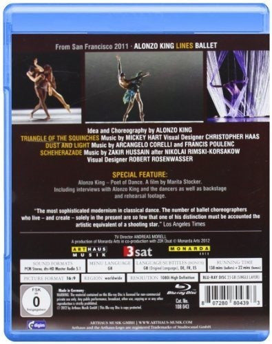 Ballet de Alonzo King Lines [blu-ray]