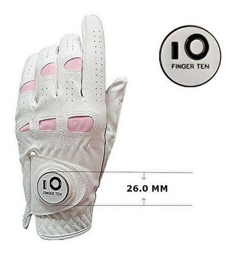 Finger Ten Guante De Golf Para Mujer, Mano Derecha,