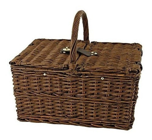 Cesta De Mimbre De Mimbre