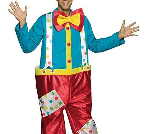 Disfraz De Payaso Rasta Imposta Para Hombre, Multicolor