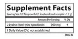 Carlson L-lysine Powder 960 Mg, Aminoácido (100 g)