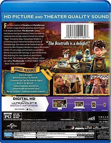 Los Boxtrolls [blu-ray]