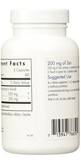 Investigación de Alergias 200 Mg de Zen 120 Cápsulas