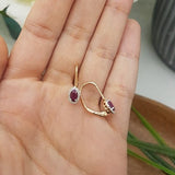 Aretes para damas de diamante