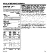 Batido Isalean - Cremosa Vainilla Francesa 29.6 Oz.