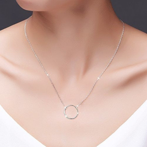 Collar de plata esterlina