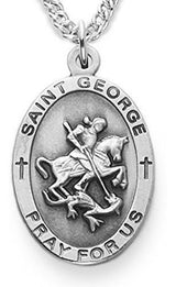 Truefaithjewelry Medalla De Plata Esterlina Ovalada