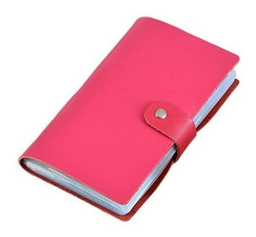 Tarjetero de cuero para tarjetas de crédito,