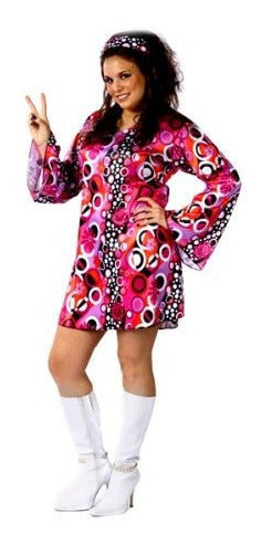 Disfraz de Fun World Feelin 'Groovy para mujer