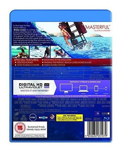 Pelicula de The Shallows [blu-ray]