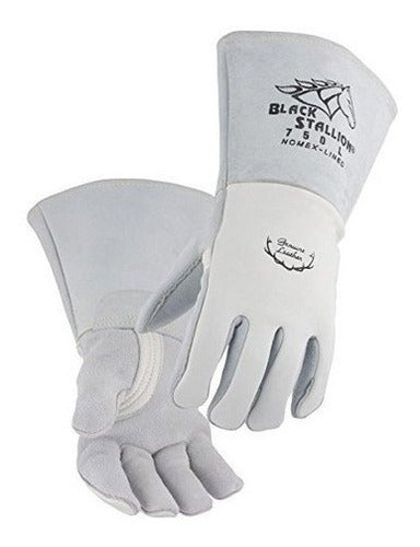 Guantes Para Soldar Black Stallion 750 Premium Grain Elkskin