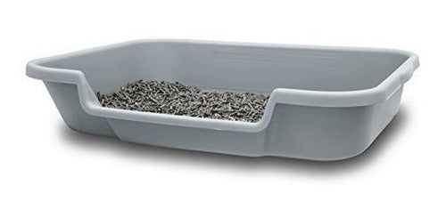 Puppygohere Caja De Arena Para Perros De Color Gris