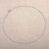 Collar De Gargantilla De Alambre De Acero Inoxidable