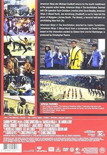 American Ninja 4: La aniquilación-DVD