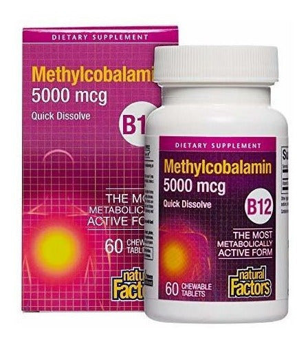 Vitamina B12 metilcobalamina 5000 mcg