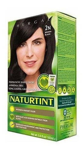 Naturtint Color De Cabello Permanente, Color Negro Pardo 2n