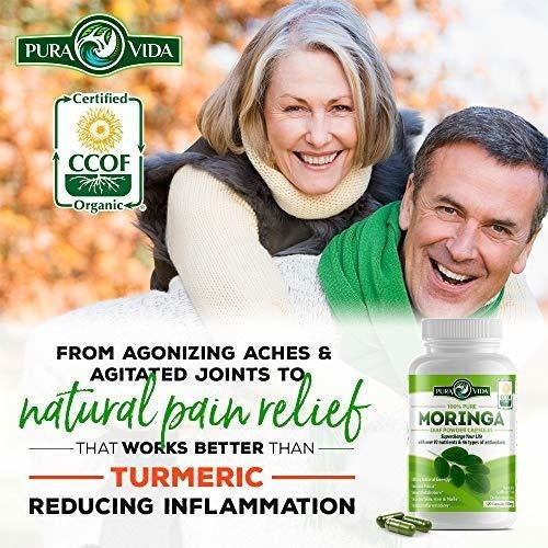 Cápsulas Orgánicas De Moringa Oleifera En Polvo Energía